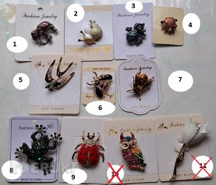 Брошки разные, новые 0