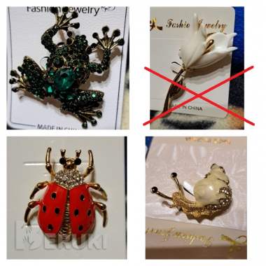 Брошки разные, новые 1