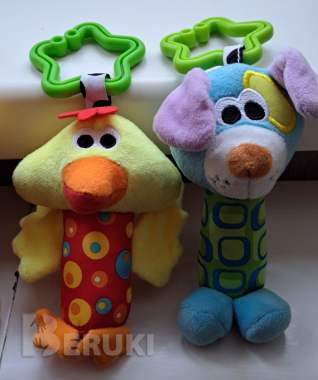 Игрушки-подвески, погремушки на кроватку, новые 4