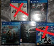 Три диска с играми для playstation 4
