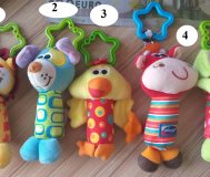 Игрушки-подвески, погремушки на кроватку, новые