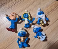 Фигурки цельные-гномы и белоснежка, пластик, 5шт