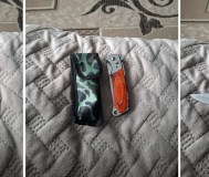 Нож складной для рыбалки и охоты с чехлом