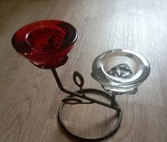 Красивый подсвечник в винтажном стиле