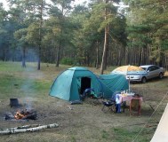 Кемпинговая палатка - было всего 2 выезда на природу