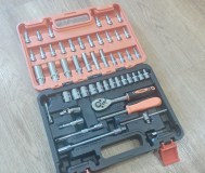 Набор инструментов isma с трещоткой (1/4", 53 предмета)