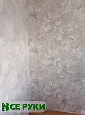 Поклейка обоев 0