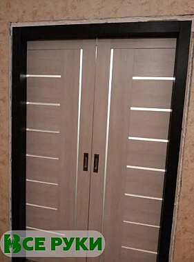 Установка монтаж дверей, окон 0