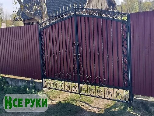 ворота откатные, распашные, калитки, забор, автоматик 1