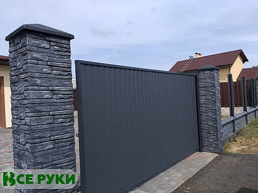 ворота откатные, распашные, калитки, забор, автоматик 2
