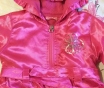 Ветровка малиновая лёгкая на 2-3года, р. 86-98