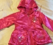 Ветровка малиновая лёгкая на 2-3года, р. 86-98