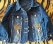 Куртки джинсовые на девочку, р. 92-98-2шт, б. У, сос