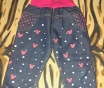 Брюки синие с микки маусом на 2года (р. 86-92), б. У