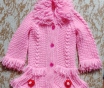 Кофта ручной вязки на девочку от 2 лет новая