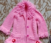 Кофта ручной вязки на девочку от 2 лет новая