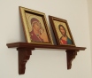 Полка декоративная для икон