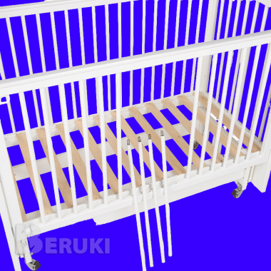 Кроватка детская с маятником 7