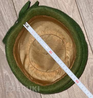 Шапка ссср зеленая женская 2