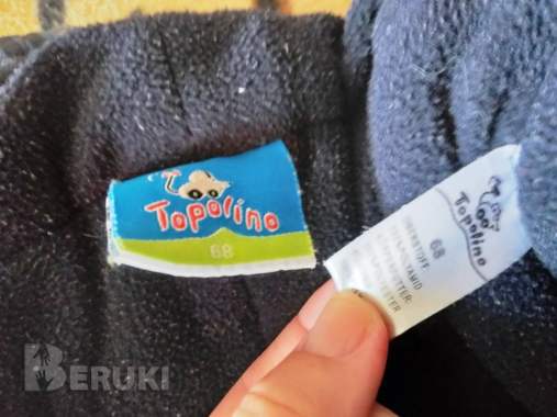 Полукомбинезон теплый и толстый, р. 68, зимний 2