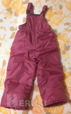 Полукомбинезон бордо демисезон на байке, р. 98 0