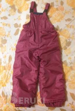 Полукомбинезон бордо демисезон на байке, р. 98 1