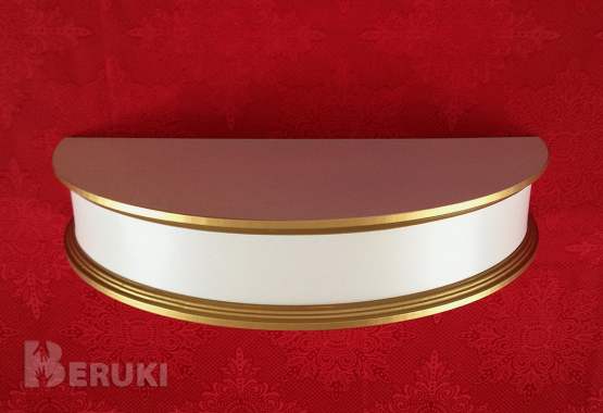 Полка настенная полукруглая 6