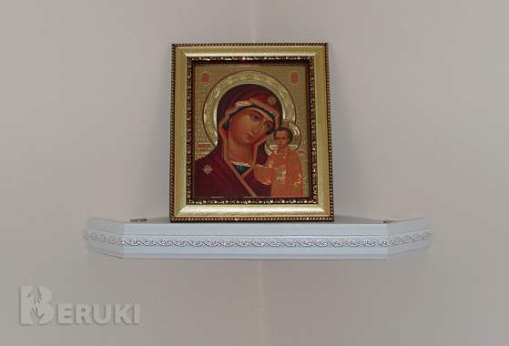 Полка для икон угловая дм 5