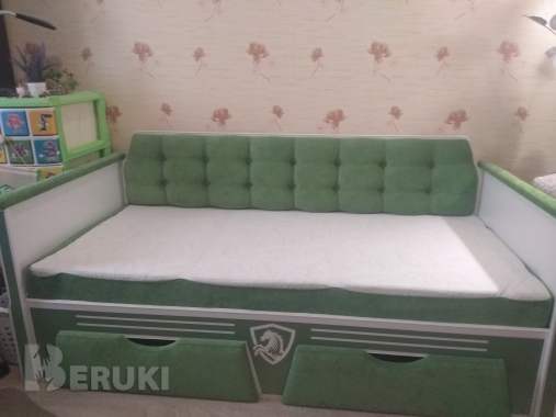 Кровать, матрас, защитный бортик 2