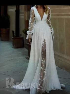 Свадебное платье со шляпкой 0