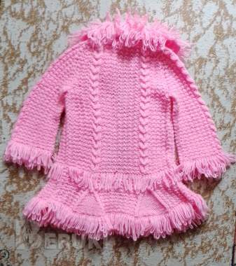 Кофта ручной вязки на девочку от 2 лет новая 2