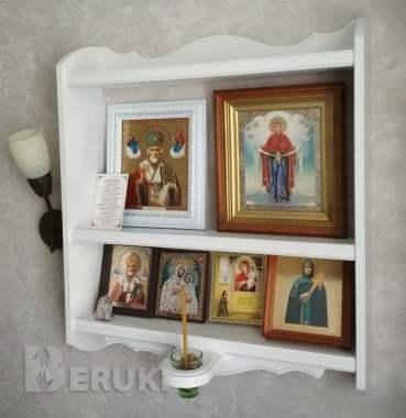 Полка для икон прямая 0
