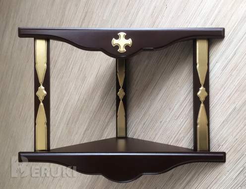 Полка настенная для икон 2дн 1