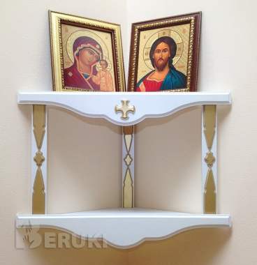 Полка настенная для икон 2дн 3