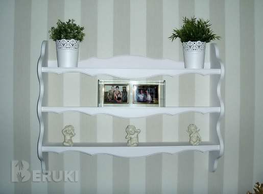 Полка настенная ажурная 4