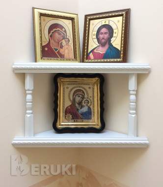 Полка для икон угловая 1209 0