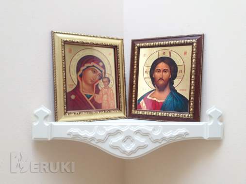 Полка для икон с декором 1