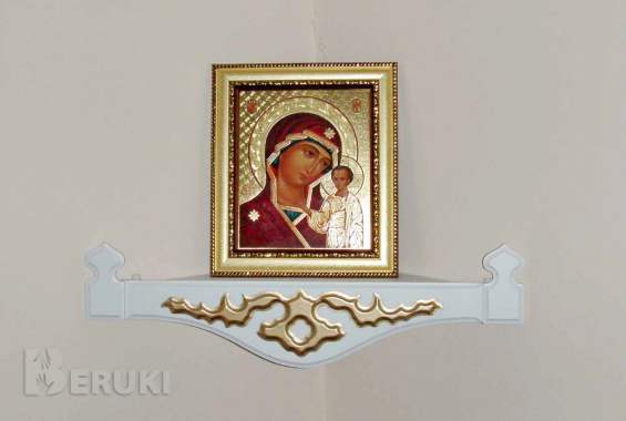 Полка для икон с декором 2