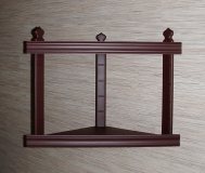 Полка для икон угловая двухъярусная