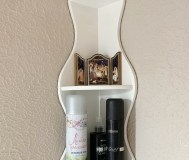 Полка настенная угловая