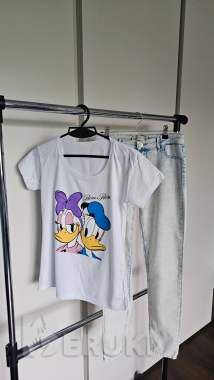 Новая футболка disney и джинсы bershka 40-42 размер 0