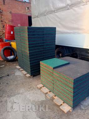 Плитка из резиновой крошки 500х500х20 4