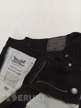 Джинсы мужские levis 502 33/34 черные оригинал 4