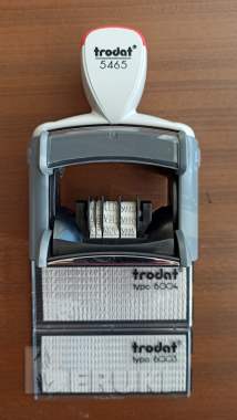 Штемпель для самонабора trodat 5465 0