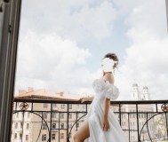 Минималистичное свадебное платье