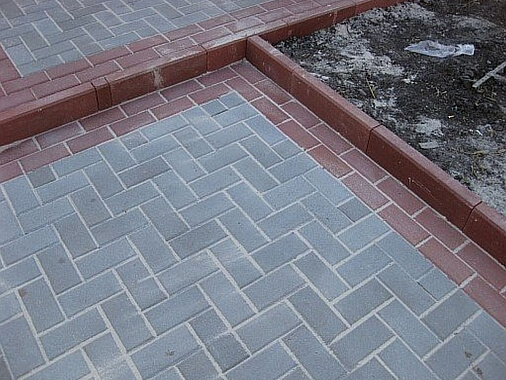 Укладка тротуарной плитки - мощение дорожек от 50 м2 3