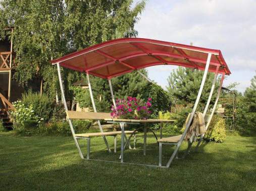 Садовая/дачная беседка на 8 - 12 человек 0