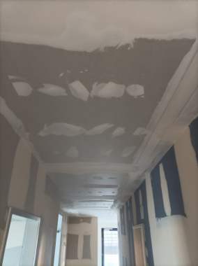 Монтаж ГКЛ , укладка ламината 1