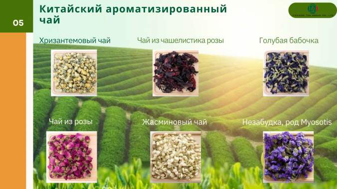 Чай в ассортименте ароматизированный