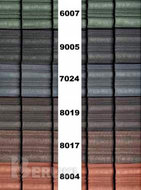 Подимерно-резиновая черепица славдах 4